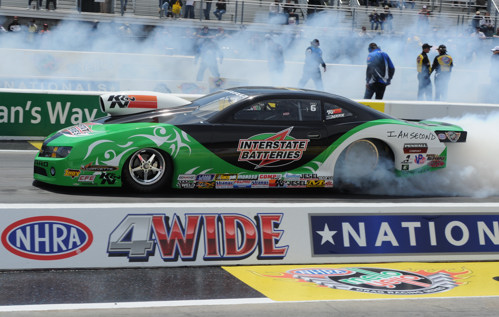 Mike Edwards reset the NHRA national ET record while dominating Pro Stock