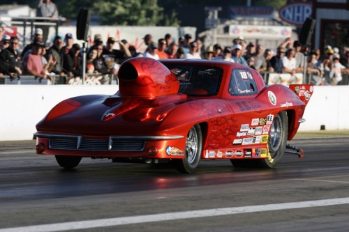 There is not many Top Sportsman cars out there that are "prettier" then Gerald Milette's Corvette from Quebec