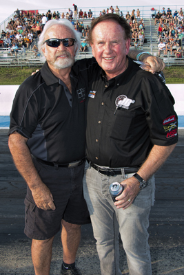 Canadian drag racing proponents Terry Capp and Jim Bell were on hand for all the action