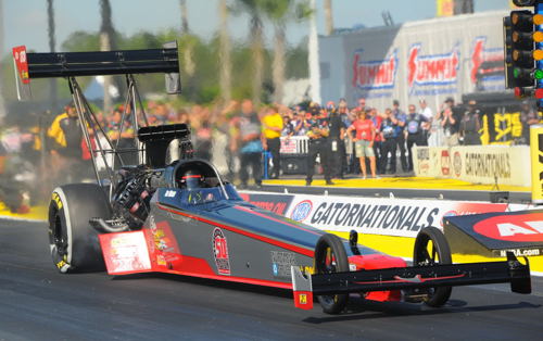 Ike raced in the Paton Racing TF Dragster during the recent Gatornationals