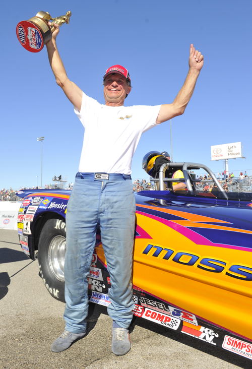 The Super Gas winner at Las Vegas last weekend was Alberta's Ken Mostowich.