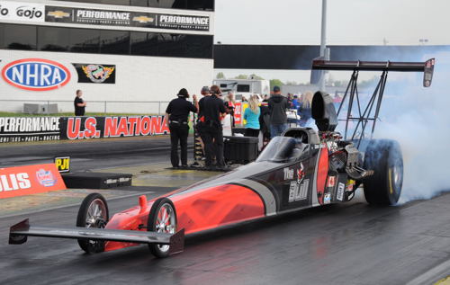 Gord Gingles guided "The Bull" to yet another NHRA TA final round.