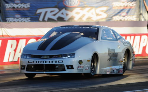 Texan Chris McGaha was a convincing winner in Pro Stock driving his Chevy Camaro.