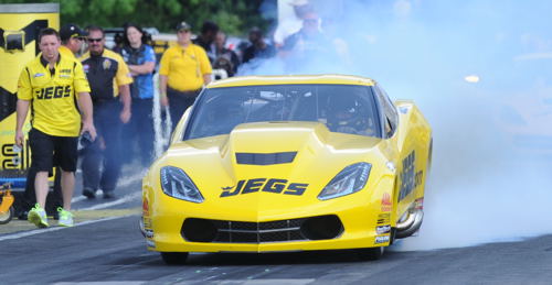 Defending NHRA Pro Mod World Champ Troy Coughlin won at the St. Louis event.