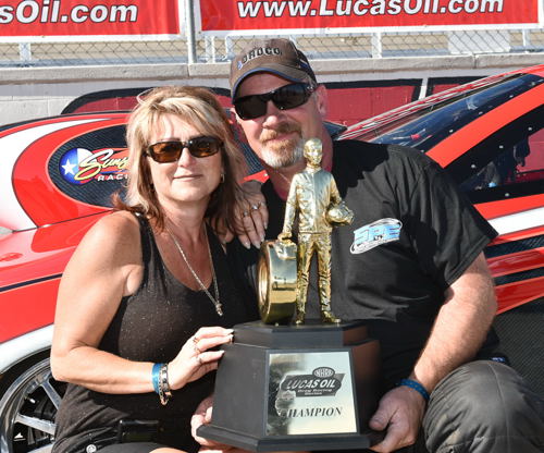 Mike and Darlene Williams -(from Tilley, AB) are NHRA Lucas Oil TS Champions!